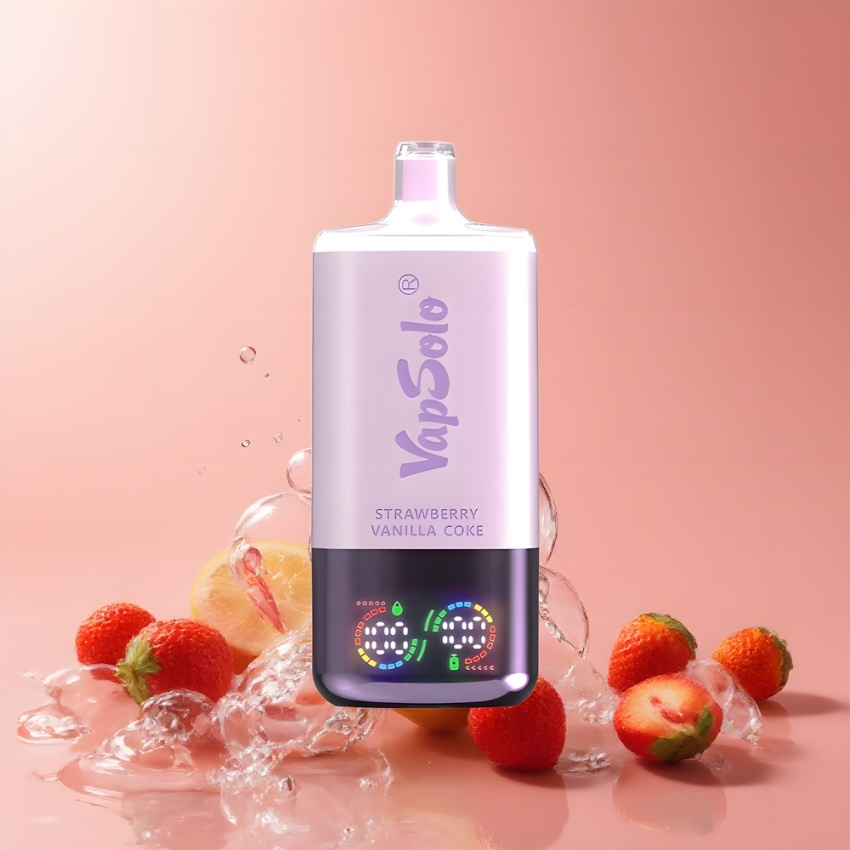 VapSolo Tripe 30000 Puffs 40ml magyar nagykereskedés eper vanília kóla