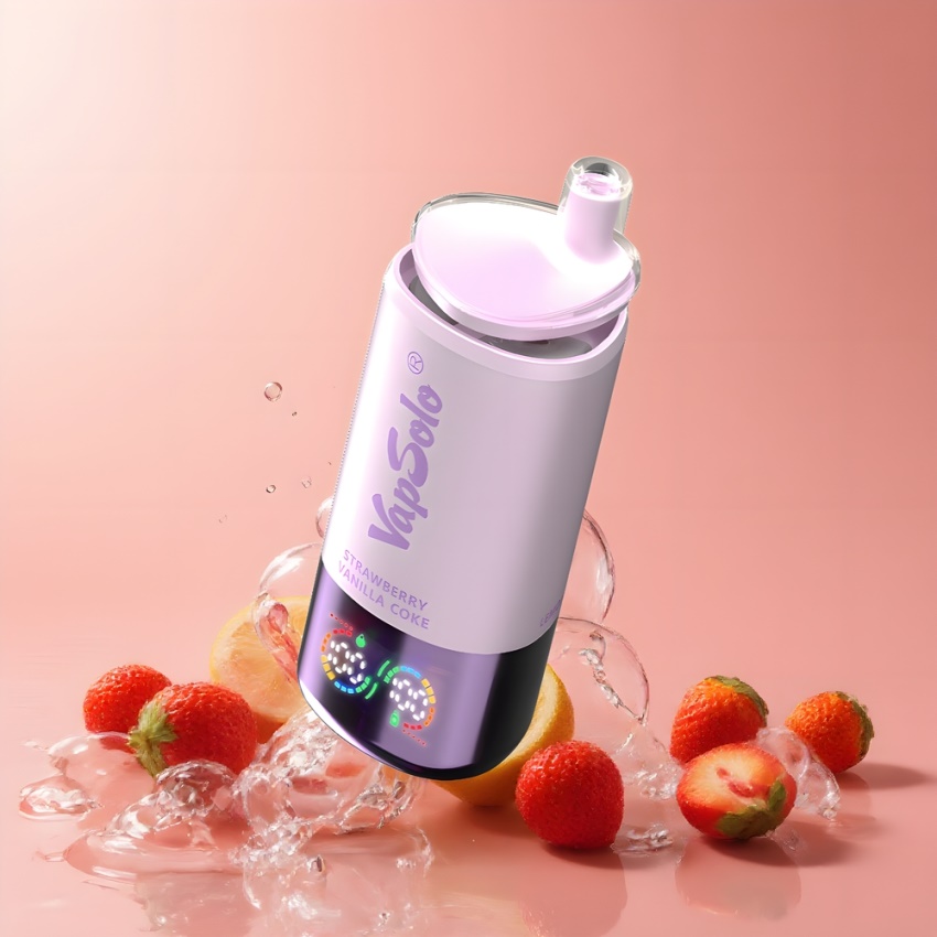 VapSolo Tripe 30000 Puffs 40ml magyar nagykereskedés eper vanília kóla