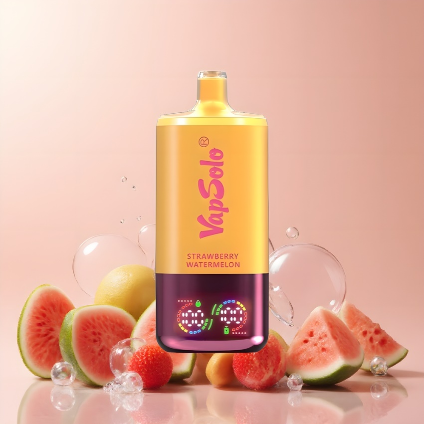 Vapsolo Tripe 30000 Puffs 40ml magyar nagykereskedés Eper Dinnye & Barack Őszibarack