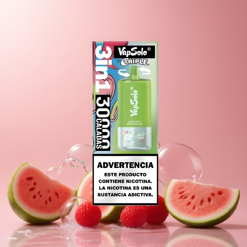 Vapsolo Tripe 30000 Puffs 40ml magyar nagykereskedés Málna Görögdinnye