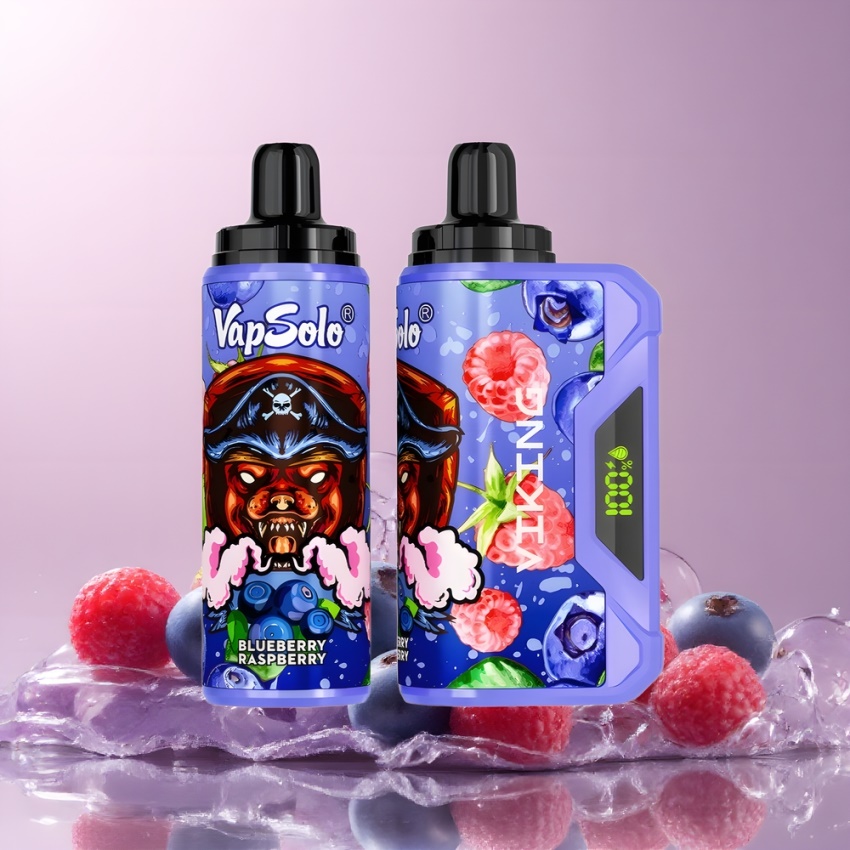 VapSolo VIKING 12000 Puffs Type-C Áfonya Málna magyar nagykereskedés