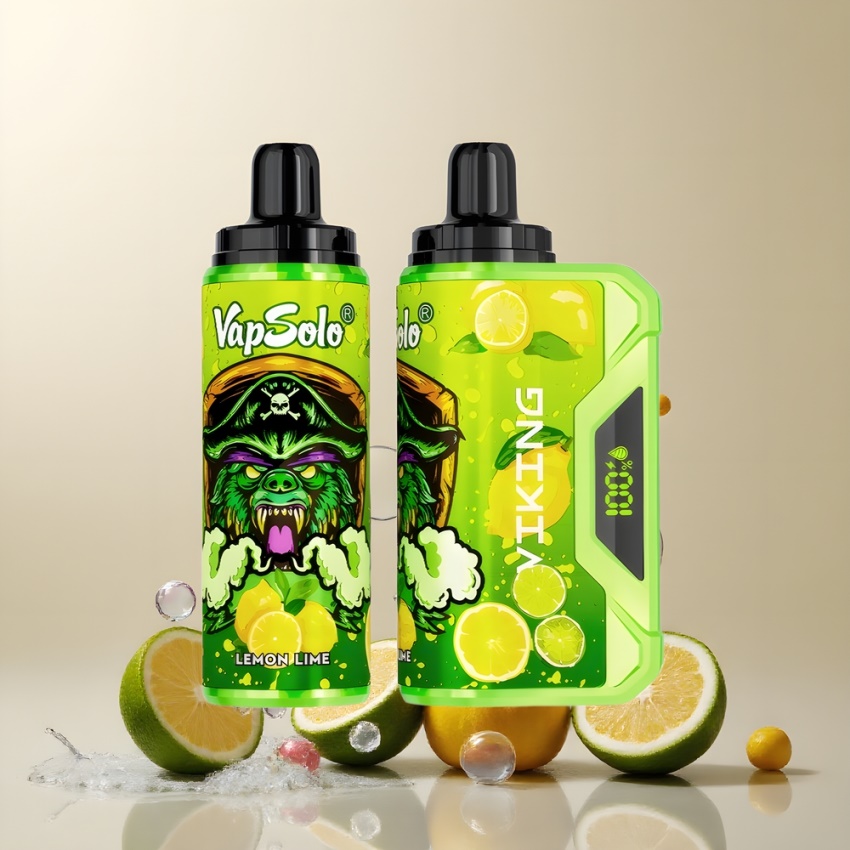 VapSolo VIKING 12000 Puffs magyar nagykereskedés Citrom-Lime Típus-C