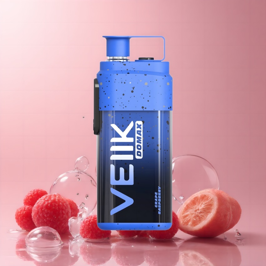 VEIIK DOMAX 20000 Puffs Málna (Crape Raspberry) magyar nagykereskedés 25ML