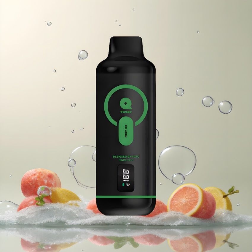 VEIIK MICKO Q TWIST 12000 Puffs Eldobható E-cigaretta (Menta Jég) magyar nagykereskedés 1.1ohm