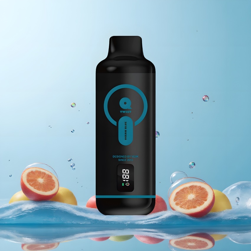 VEIIK MICKO Q TWIST 12000 Puffs Mesh Coil magyar nagykereskedés Óceánkék