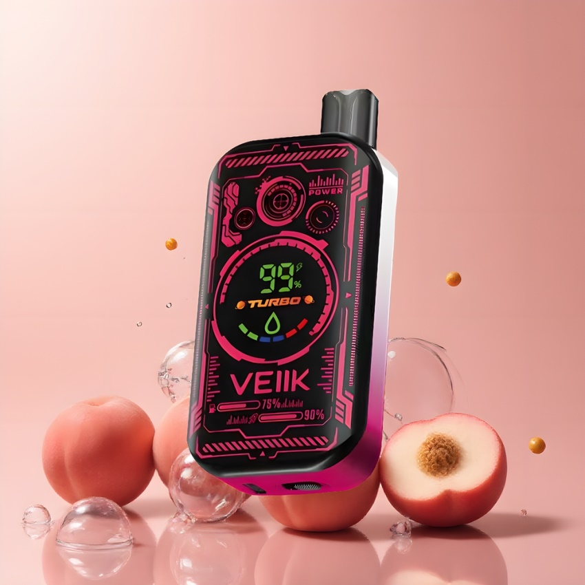VEIIK SPACE MIST 25000 Puffs DUAL MESH COIL magyar nagykereskedés Lédús Őszibarack