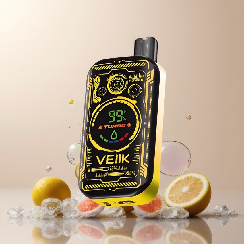 VEIIK SPACE MIST 25000 Puffs magyar nagykereskedés Citrom Jég DUAL MESH COIL