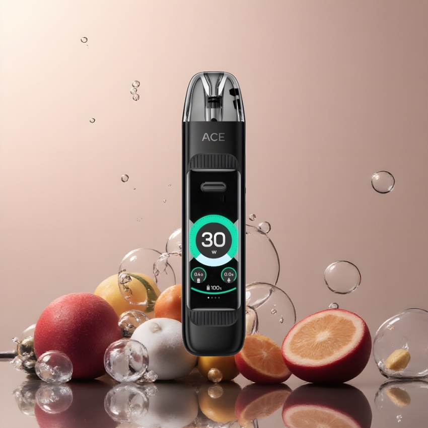 VOZOL ACE MAX Egyszeri Vape 1000mAh szénszál magyar nagykereskedés Fekete