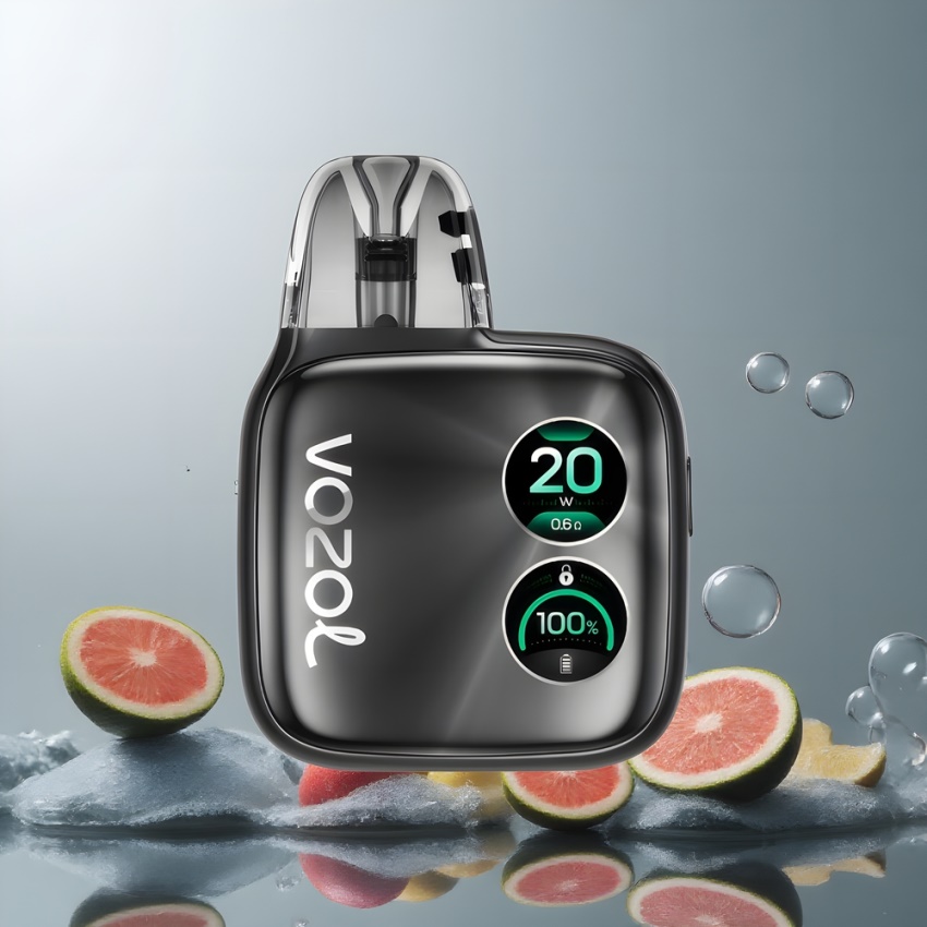 VOZOL ACE Pro Eldobható E-vape 1.47'' Képernyő Obszidián Szürke magyar nagykereskedés