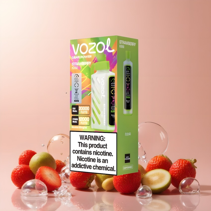 VOZOL Gear Power 20000 Puffs Dual Mesh Coil magyar nagykereskedés Eper-Kiwi