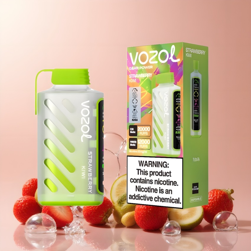 VOZOL Gear Power 20000 Puffs Dual Mesh Coil magyar nagykereskedés Eper-Kiwi