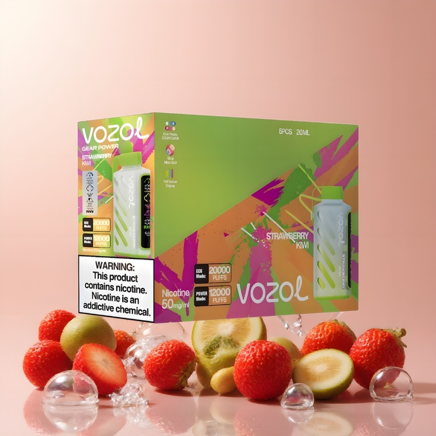 VOZOL Gear Power 20000 Puffs Dual Mesh Coil magyar nagykereskedés Eper-Kiwi