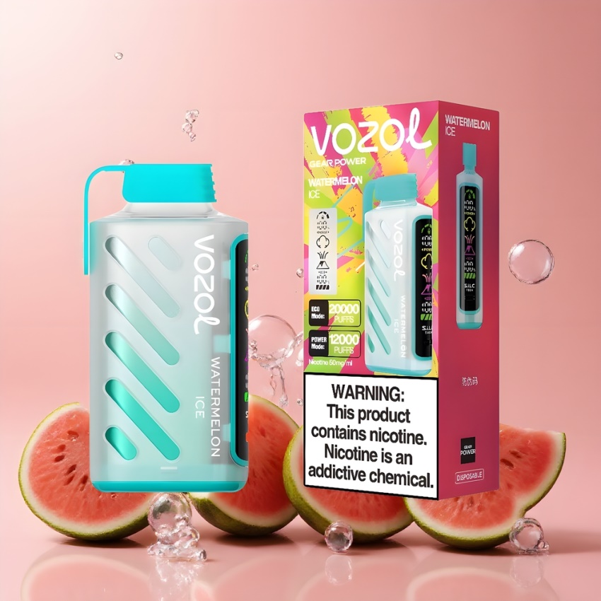 VOZOL Gear Power 20000 Puffs Dual Mesh Coil magyar nagykereskedés Görögdinnye Jég