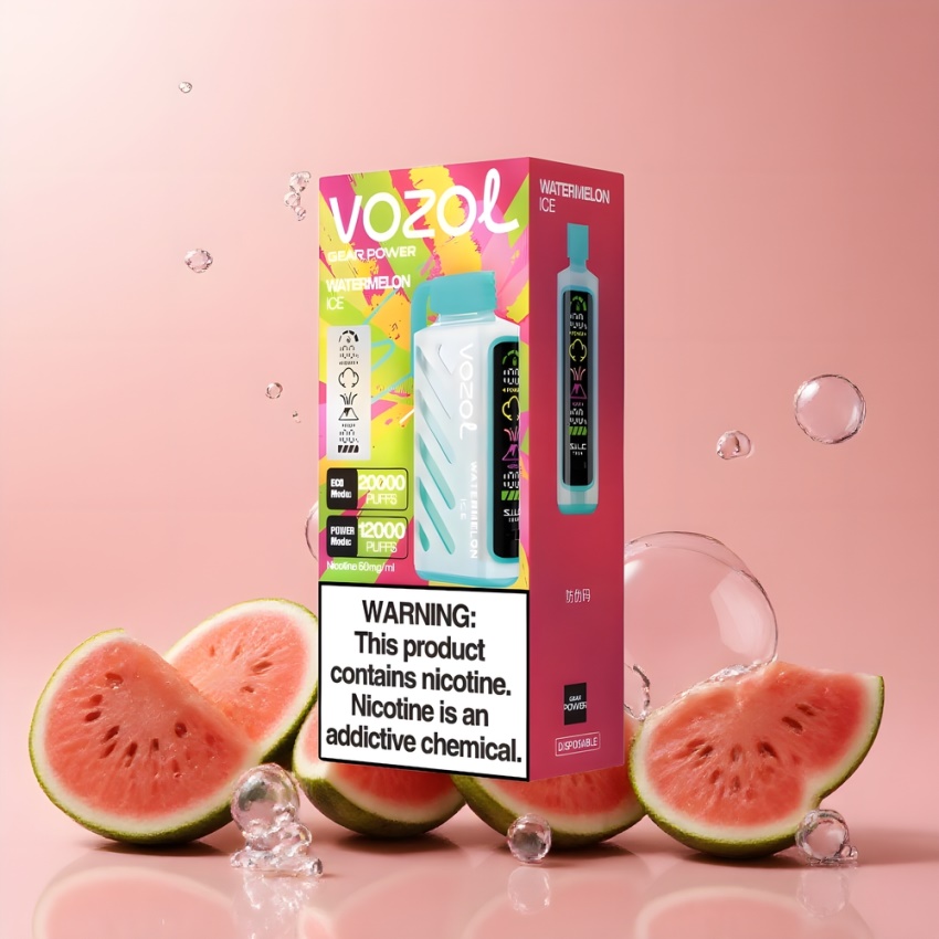 VOZOL Gear Power 20000 Puffs Dual Mesh Coil magyar nagykereskedés Görögdinnye Jég