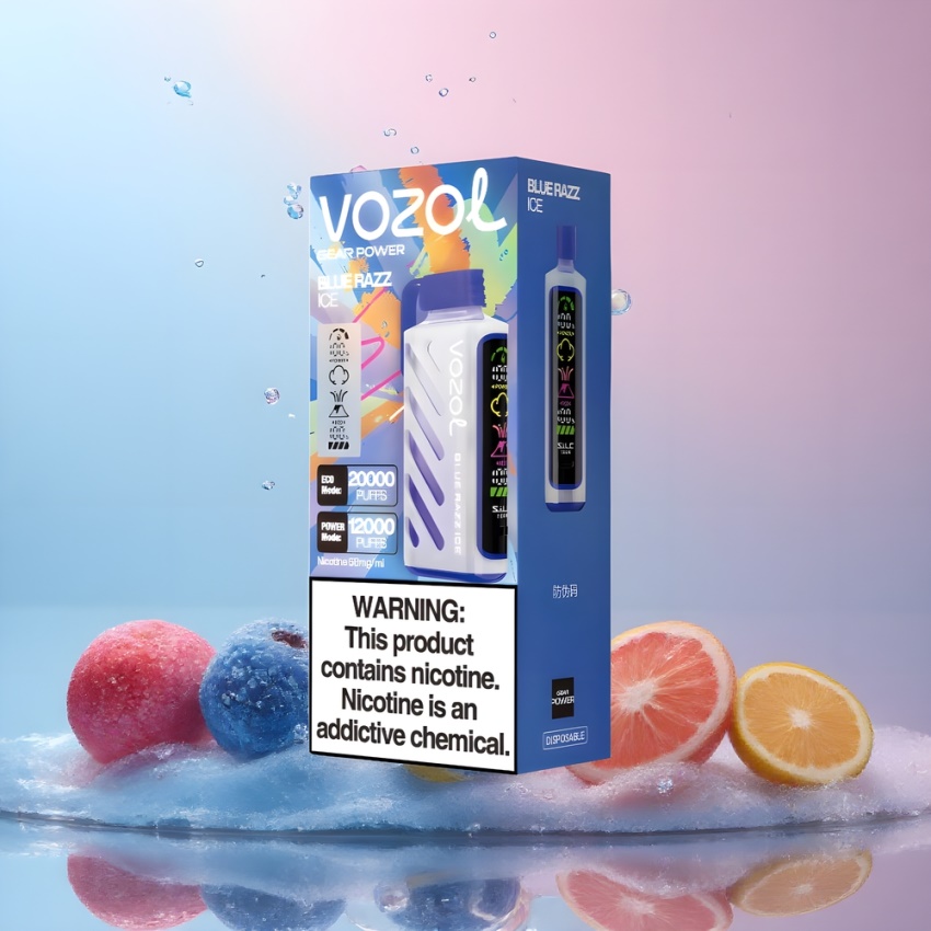 VOZOL Gear Power 20000 Puffs Dual Mesh magyar nagykereskedés Kék Áfonya Jég