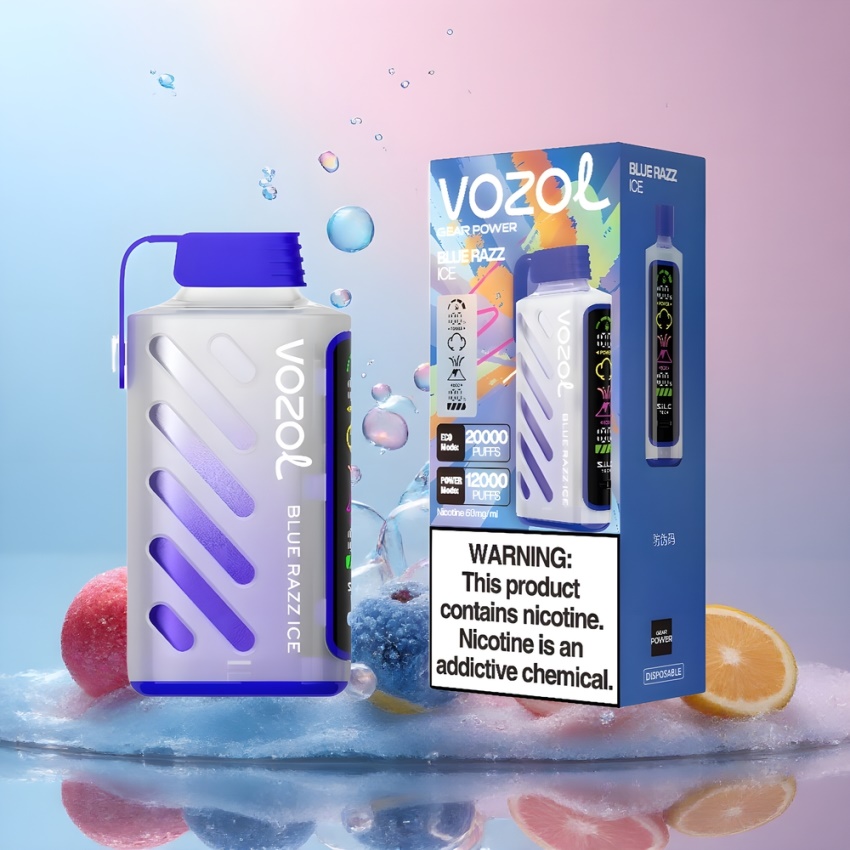 VOZOL Gear Power 20000 Puffs Dual Mesh magyar nagykereskedés Kék Áfonya Jég