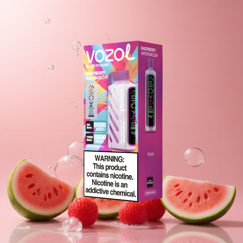 VOZOL Gear Power 20000 Puffs Dual Mesh magyar nagykereskedés Málna Görögdinnye