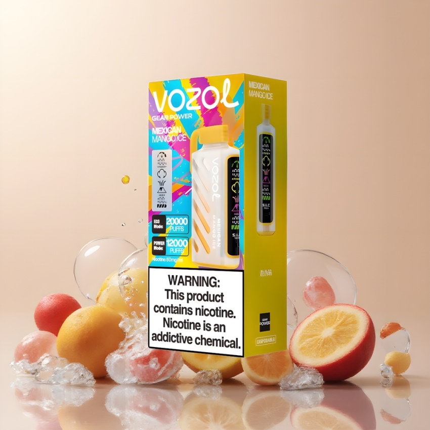 VOZOL Gear Power 20000 Puffs Dual Mesh magyar nagykereskedés Mexikói Mango Jég