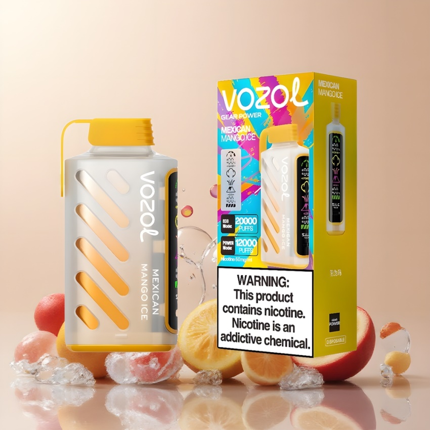 VOZOL Gear Power 20000 Puffs Dual Mesh magyar nagykereskedés Mexikói Mango Jég