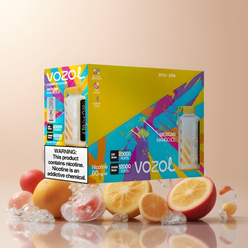 VOZOL Gear Power 20000 Puffs Dual Mesh magyar nagykereskedés Mexikói Mango Jég