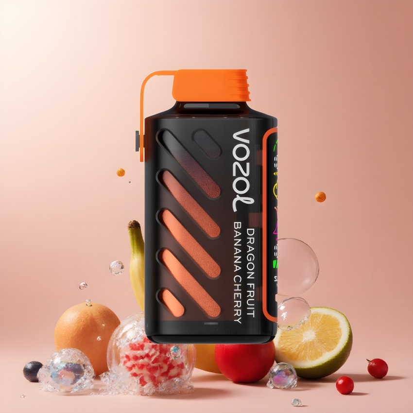 VOZOL Gear Power 20000 Puffs Sárkánygyümölcs Banán Cseresznye magyar nagykereskedés Dual Mesh Coil