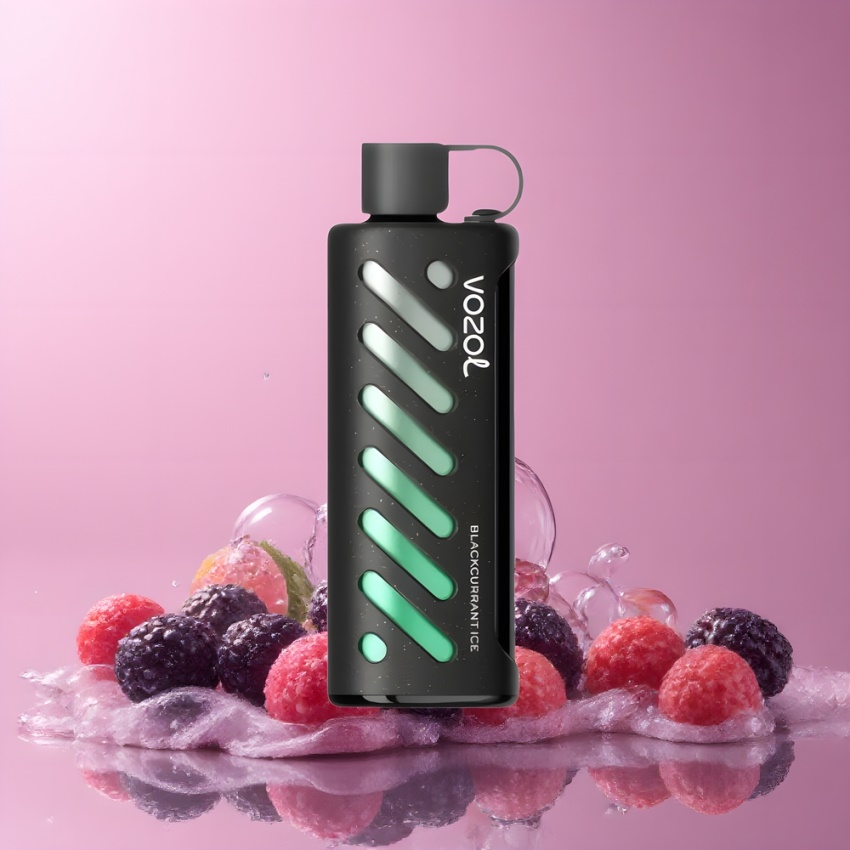 VOZOL Gear Shisha 25000 Puffs Dual Mesh Feketeribizli Jég magyar nagykereskedés