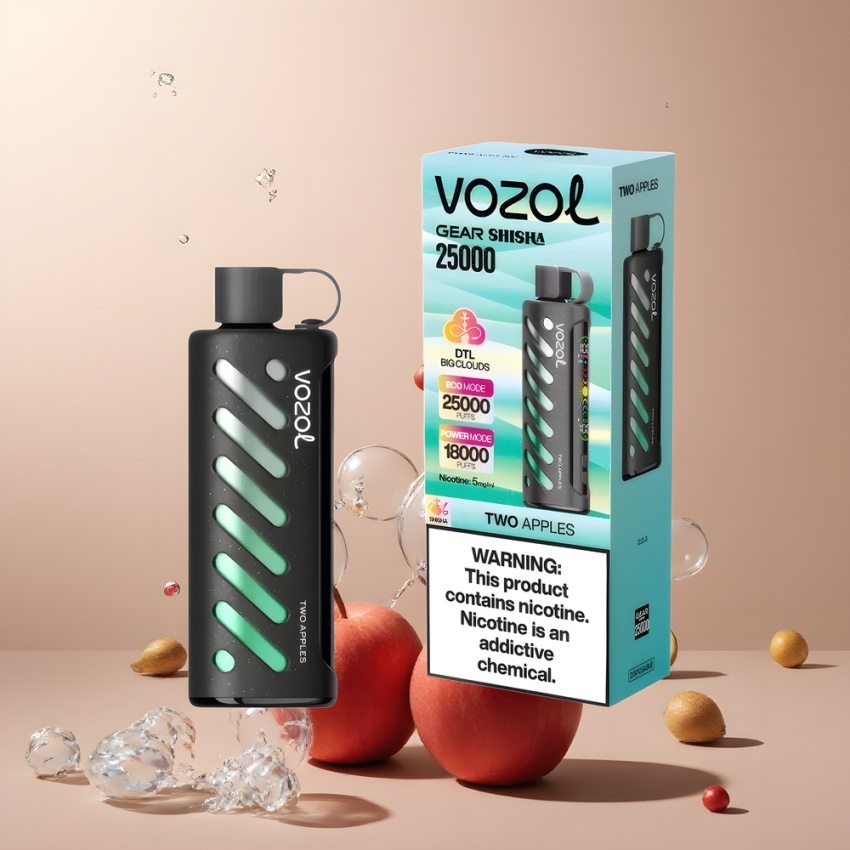 VOZOL Gear Shisha 25000 Puffs Dual Mesh Két Alma magyar nagykereskedés