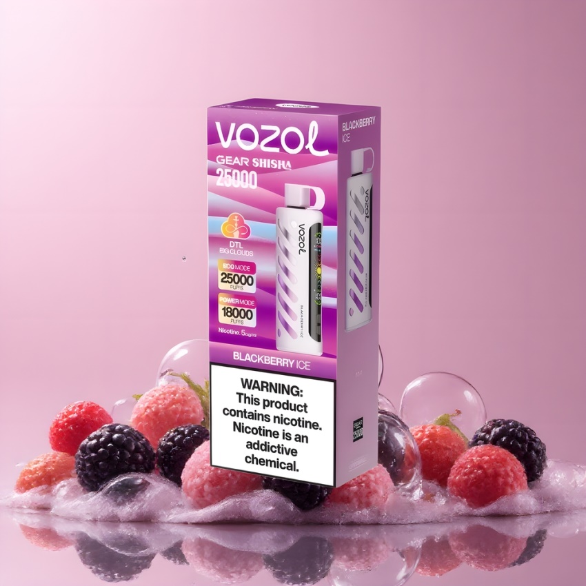 VOZOL Gear Shisha 25000 Puffs Dual Modes szederjég magyar nagykereskedés