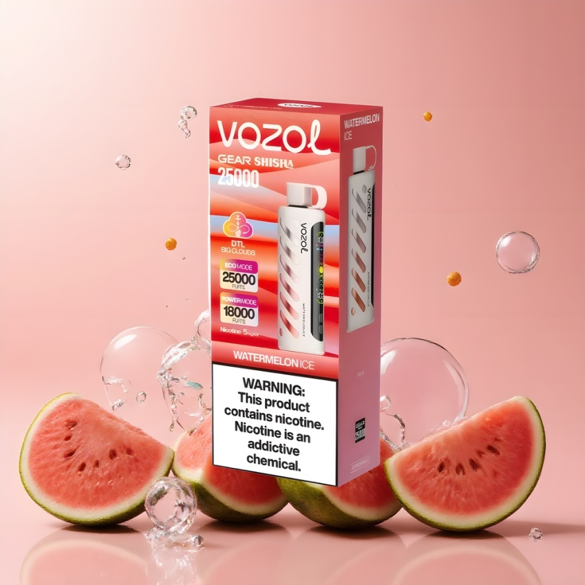 VOZOL Gear Shisha 25000 Puffs S.i.L.C Tech görögdinnye jég magyar nagykereskedés