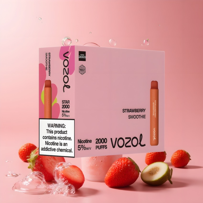 VOZOL STAR 2000 Disposable Vape Eperkrém – VAMT Mesh Coil – magyar nagykereskedés