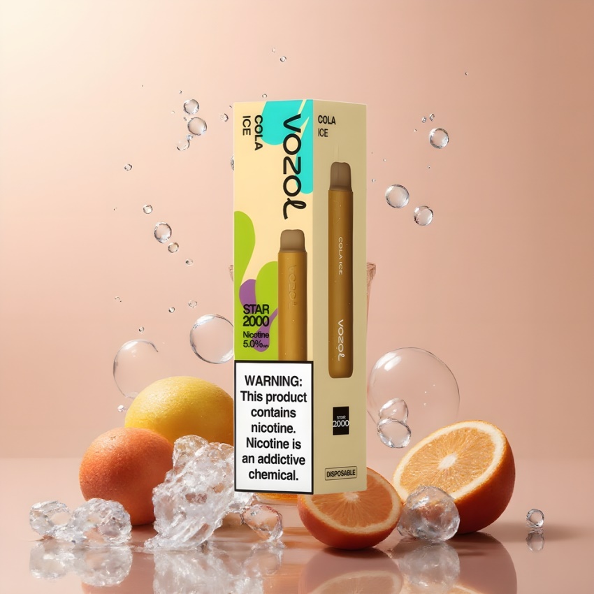 VOZOL STAR 2000 Egyszerhasználatos Vape Kóla Jég magyar nagykereskedés PCR Anyagok
