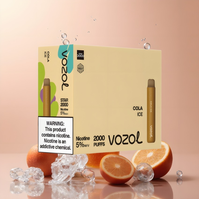VOZOL STAR 2000 Egyszerhasználatos Vape Kóla Jég magyar nagykereskedés PCR Anyagok