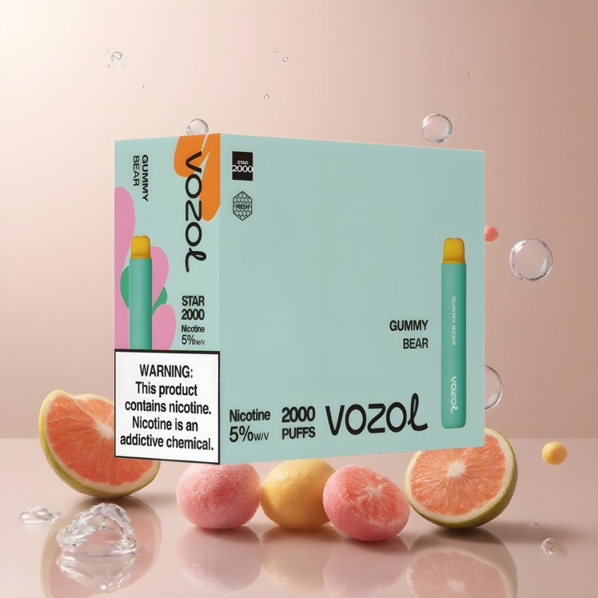 VOZOL STAR 2000 Eldobható E-Gumi Magyar Nagykereskedés Mesh Coil