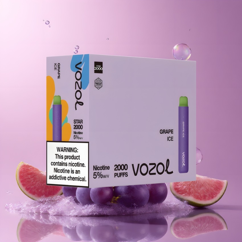 VOZOL STAR 2000 magyar nagykereskedés Disposable Vape Sárgadinnye Jég (VAMT Mesh Coil)