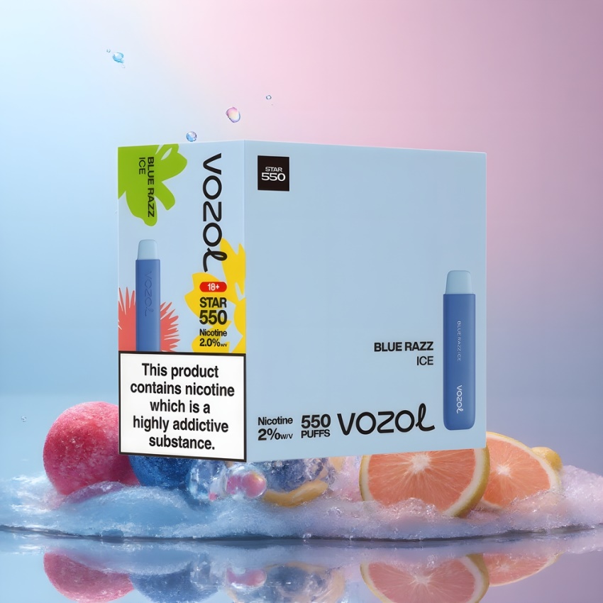 VOZOL STAR 550 Kék Ribizli Jég magyar nagykereskedés 450mAh