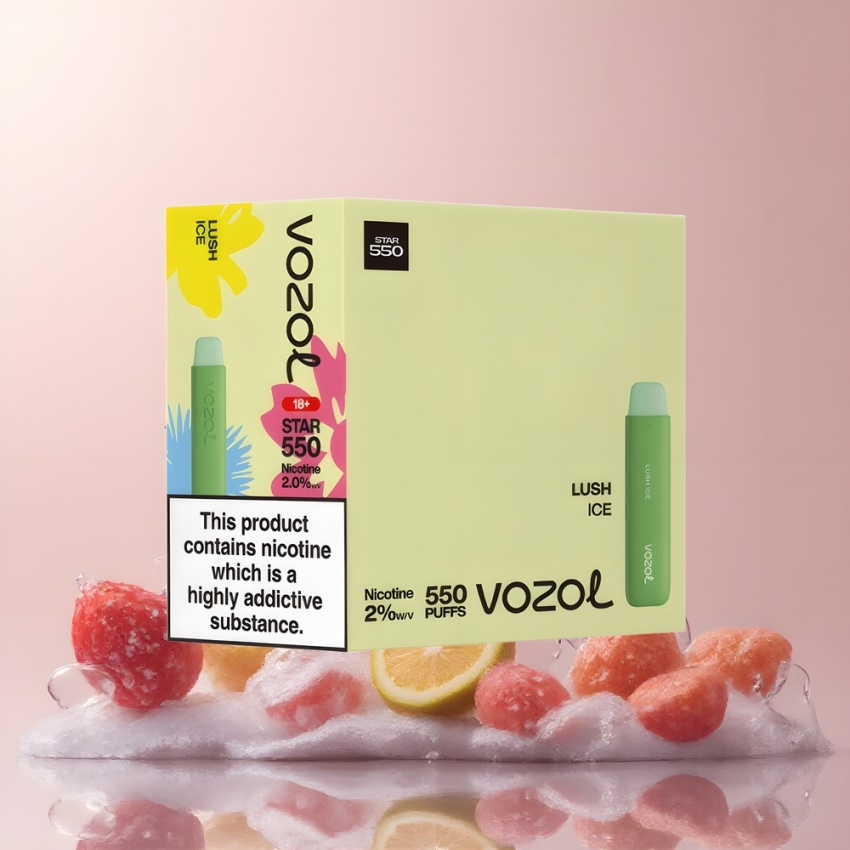 VOZOL STAR 550 Magfelhasználható Lush Ice (2ML & 450mAh) magyar nagykereskedés
