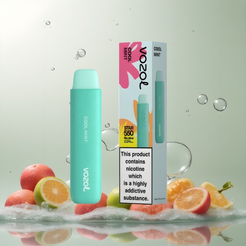 VOZOL STAR 550 Magyar Nagykereskedés Eldobható Vape Hűvös Mentol 450mAh