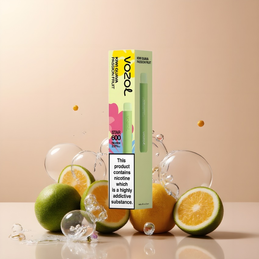 VOZOL STAR 600 Disposable Vape Kivi Guava Passiógyümölcs 500mAh magyar nagykereskedés