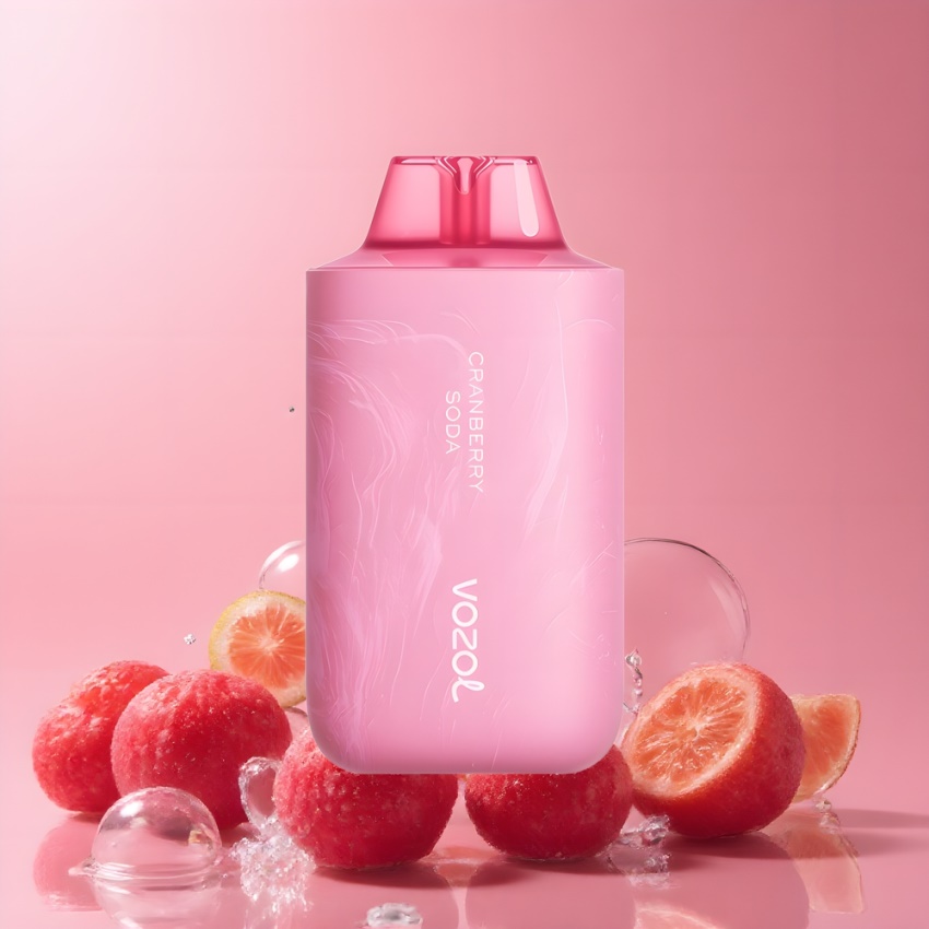 VOZOL STAR 6000/8000 V2 Eldobható E-Cigi 16ML 500mAh Málna Szóda magyar nagykereskedés