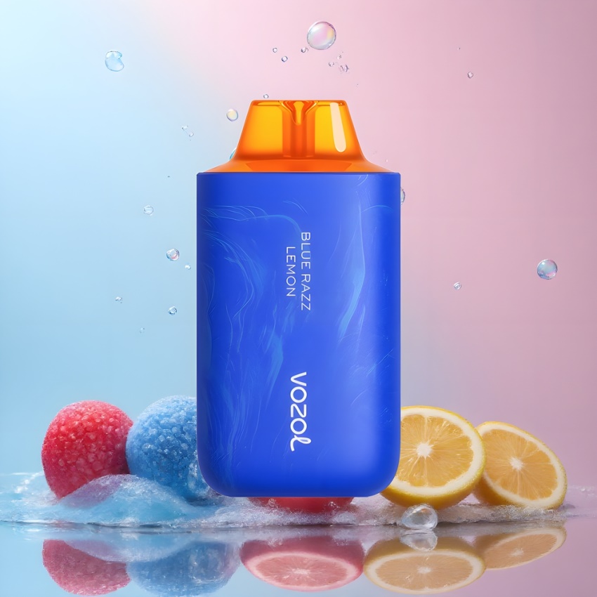 VOZOL STAR 6000/8000 V2 Eldobható E-cigaretta Kék Málna Citrom, 16ML, magyar nagykereskedés