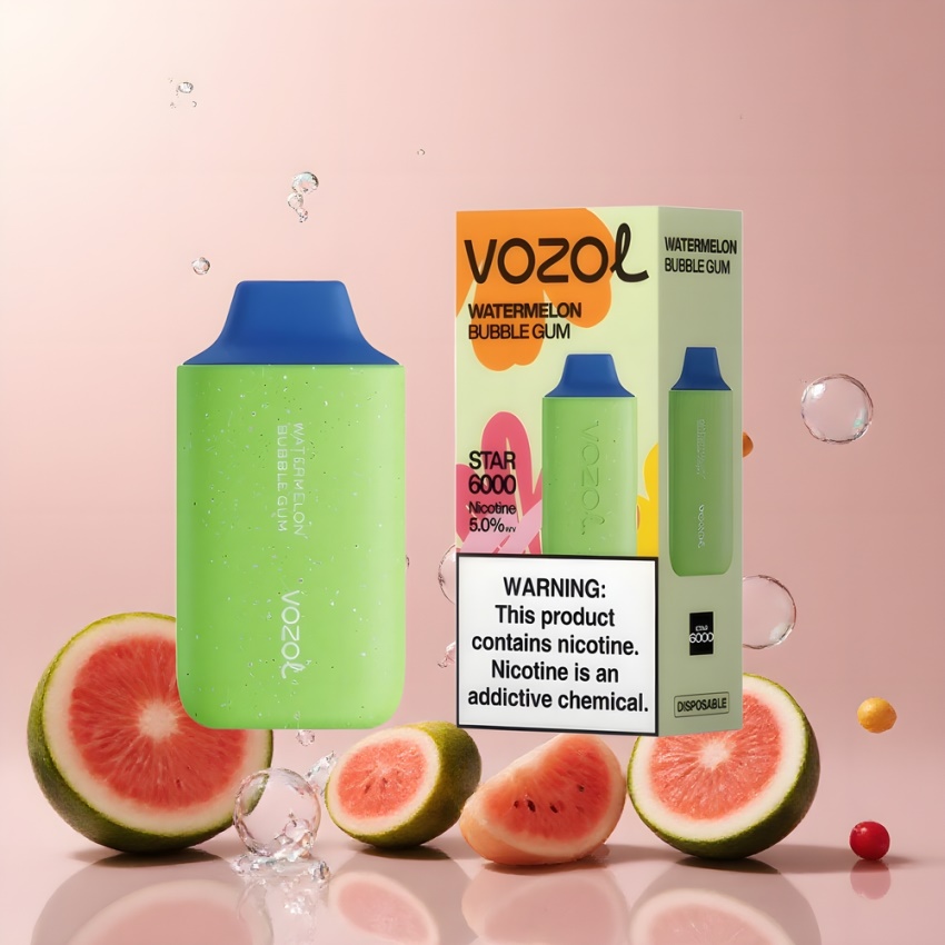 VOZOL STAR 6000 Disposable Vízitök Buborékrágy magyar nagykereskedés 14ML