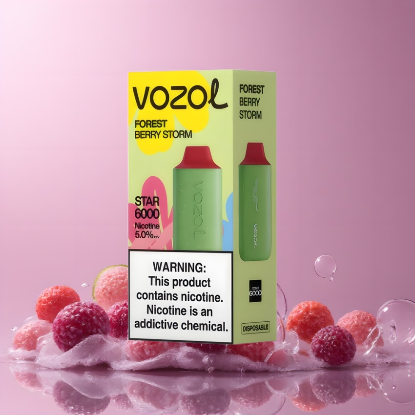 VOZOL STAR 6000 Disposable Vape Erdőbogyó Vihar magyar nagykereskedés 50mg/ml