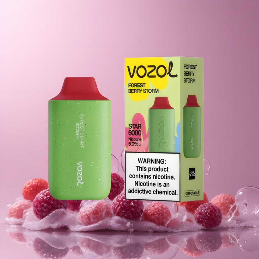 VOZOL STAR 6000 Disposable Vape Erdőbogyó Vihar magyar nagykereskedés 50mg/ml