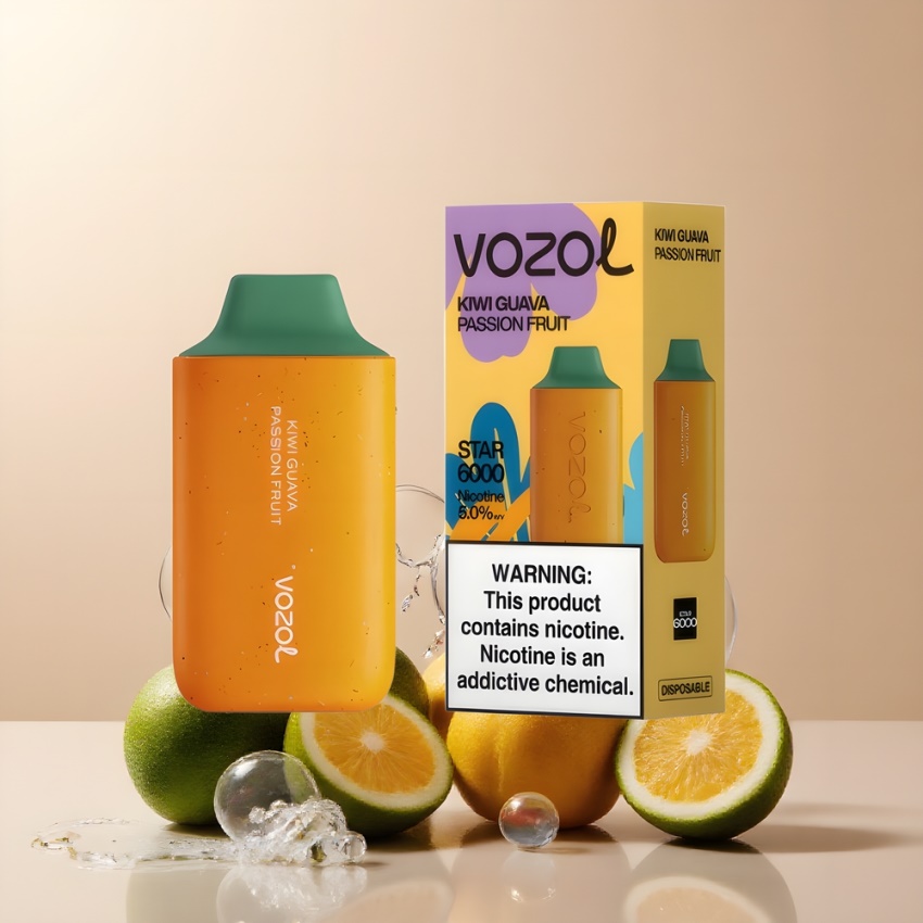 VOZOL STAR 6000 Magyar Nagykereskedés Kajszibarack Guava Szenvedélygyümölcs 14ML