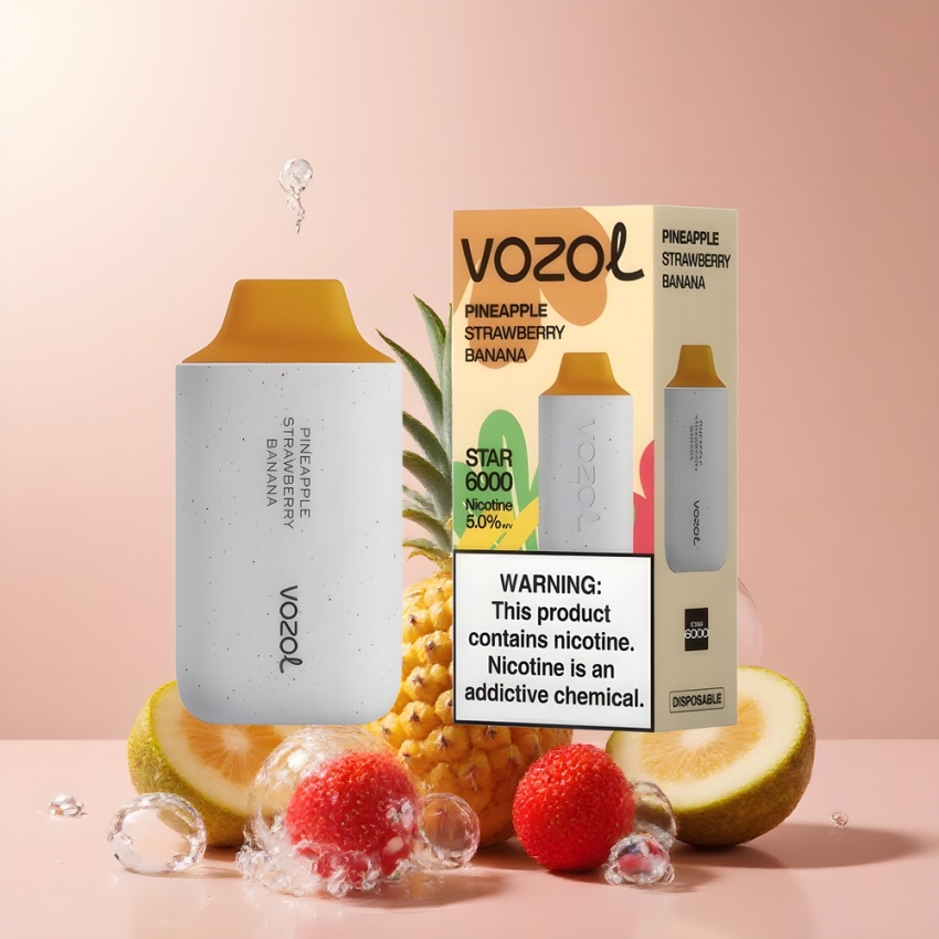 VOZOL STAR 6000 PCR magyar nagykereskedés Ananász Eper Banán