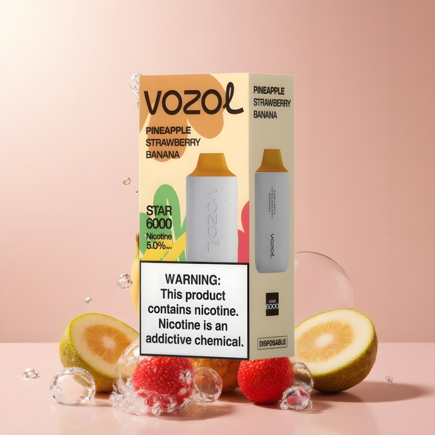 VOZOL STAR 6000 PCR magyar nagykereskedés Ananász Eper Banán
