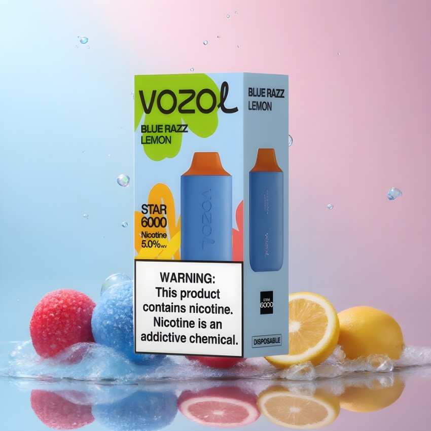 VOZOL STAR 6000 magyar nagykereskedés Kék Málna Citrom 14ML