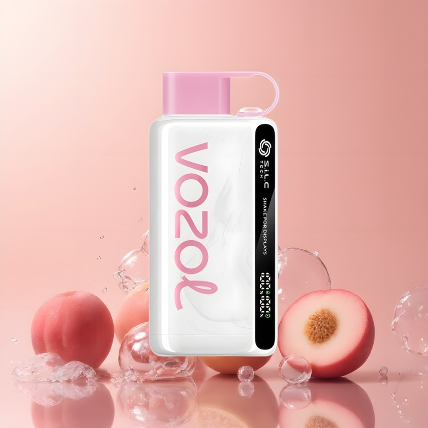VOZOL STAR 9000/12000 Eldobható E-peachjég Shake Display magyar nagykereskedés