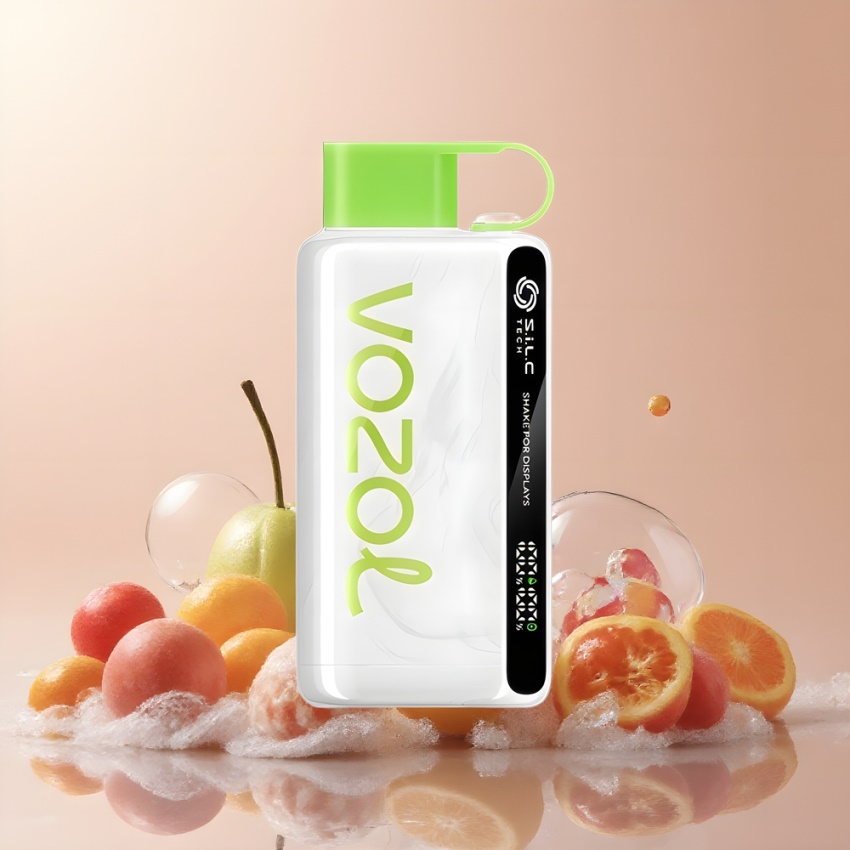 VOZOL STAR 9000/12000 Eldobható E-szivar Savanyú Alma Jég (magyar nagykereskedés) S.i.L.C TECH