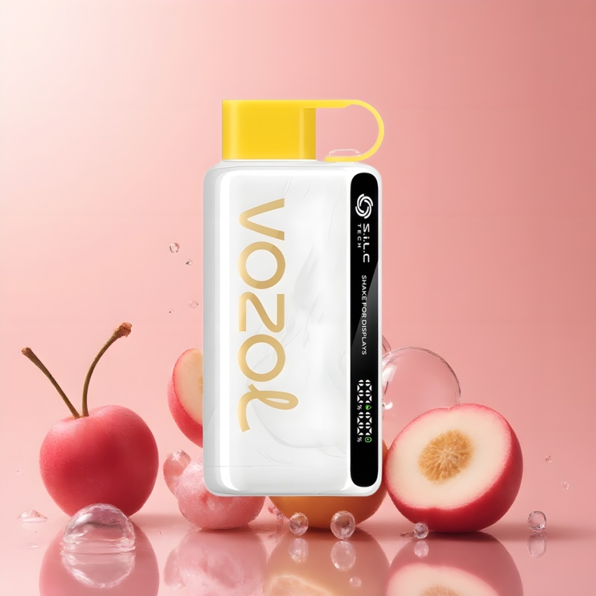 VOZOL STAR 9000/12000 Eldobható E-víz Cseresznye-Őszibarack Limonádé magyar nagykereskedés S.i.L.C TECH